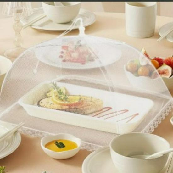 Folding Dustproof Food Cover: Anti-Fly Table Protection for Leftovers