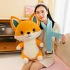 Scarf Fox Plush Toy Children's Room Accompanying Doll Grab Machine Doll Cute Pet Car Ornament