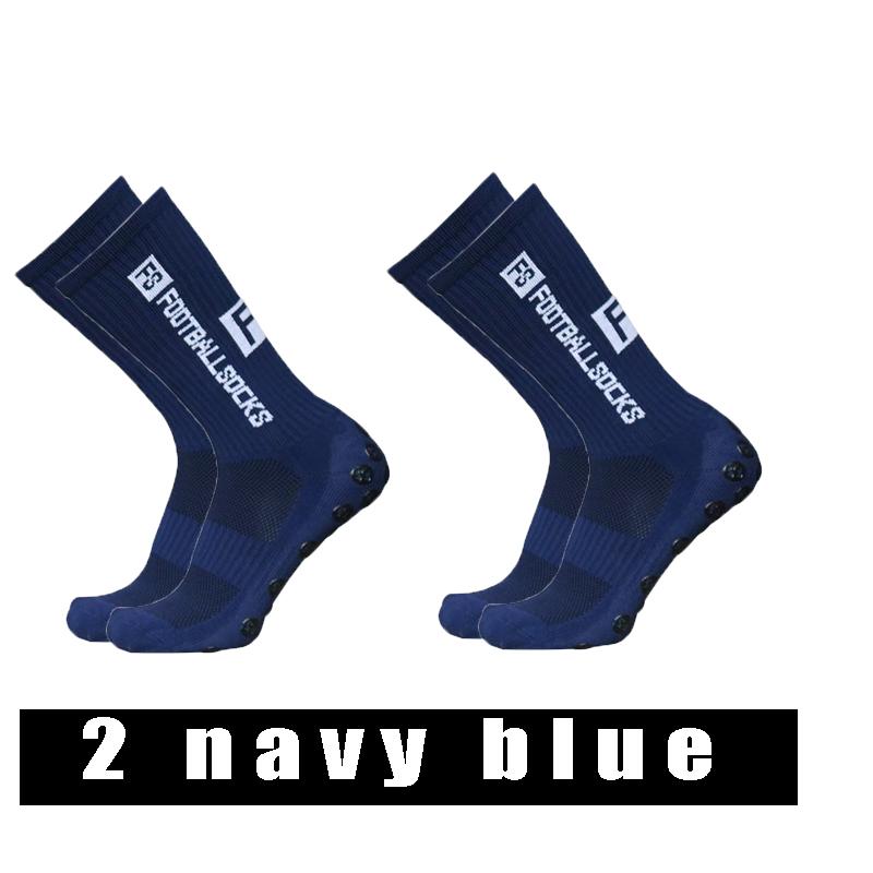 Calcetines de Fútbol Profesionales con Agarre Antideslizantes para Hombre Calcetines Deportivos para Fútbol Deportes Calcetines de Entrenamiento de Fútbol 2 Pares Regalo de Calcetines Masculinos