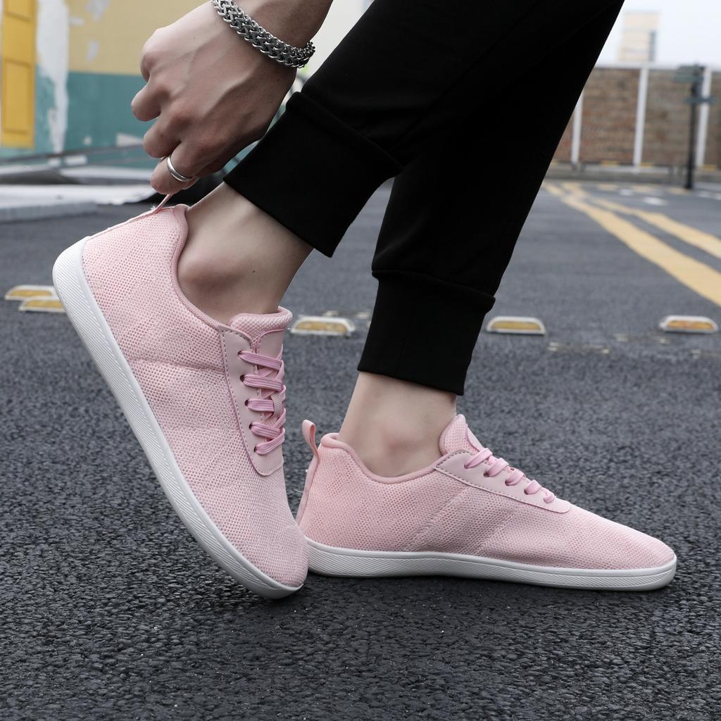 Casual shoes Fitness shoes Soft sole Non-slip comfortable breathable Men's and women's wide palm wide head shoes Barefoot casual shoes