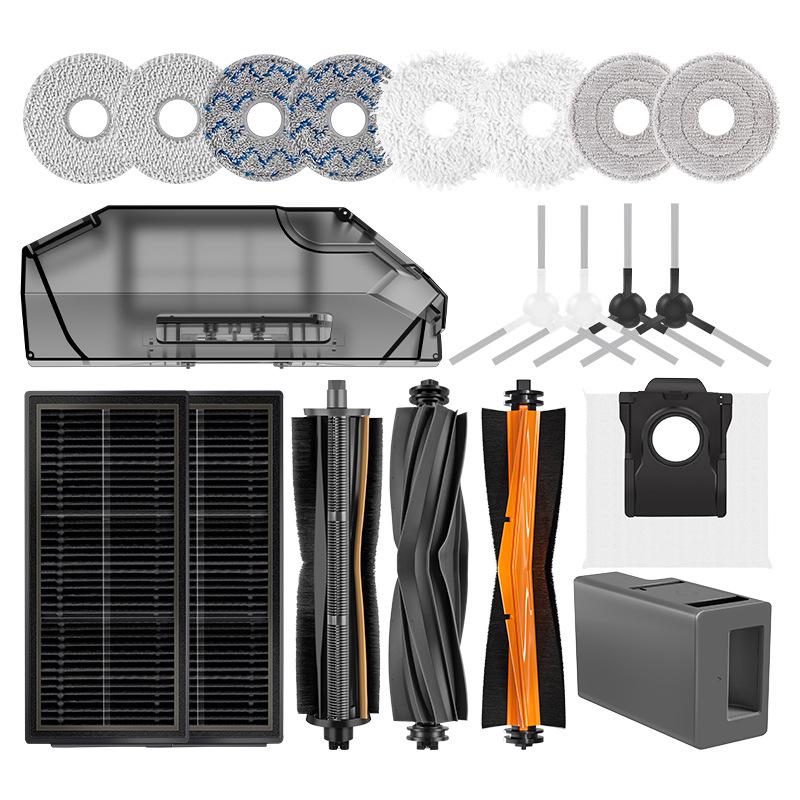 Dreame S10 Robot Vacuum Accessories: Side & Roller Brush, Mop, Dust Bag Kit