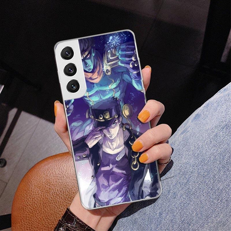 JoJo Bizarre Adventure Phone Case For Samsung Galaxy S24 S25 Edge S26 Ultra S23 S22 S21 Plus S20 FE + Personalized Print Cover G