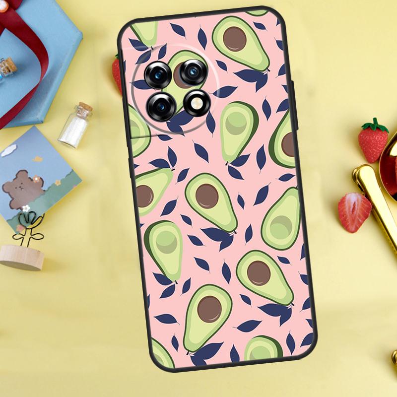 Hübsche Avocado-Hülle für OnePlus 13T 13R 12 12R 15 13 11 10 10T 8T Nord 5 CE 2 3 4 Lite Nord N20 N30 Cover