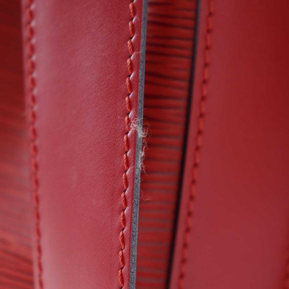 LOUIS VUITTON Sack de Paul Shoulder Bag M80207 Castilian red Red Epi Leather Women Used