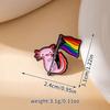 Creative Rainbow Series Oil Drip Brooch Set Metal Commemorative Badge Clothing Backpack Decorative Pin