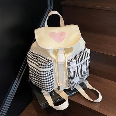 Sac à dos Femme Nouveau Sac à dos en toile polyvalent Grande capacité Sac d'école étudiant