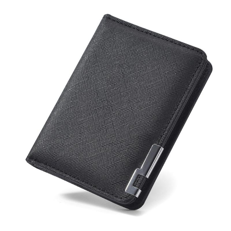 The Short Wallet with Iron Edge Cross Pattern for Men and The Multi-card Wallet for Men Exude A Sense of Sophistication