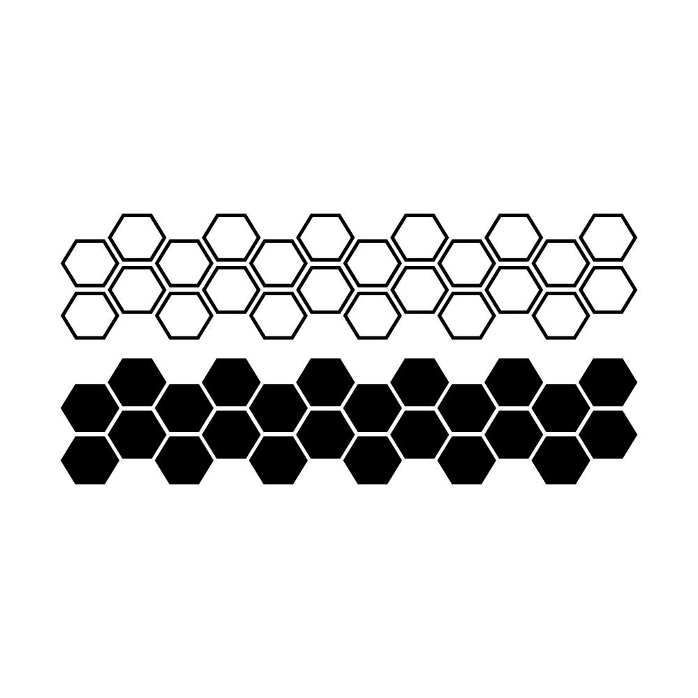 

Наклейки в виде сот для автомобилей Наклейки на окна автомобиля Водонепроницаемые наклейки с шестигранным узором Крутые наклейки для автомобилей Автомобильные наклейки чёрный