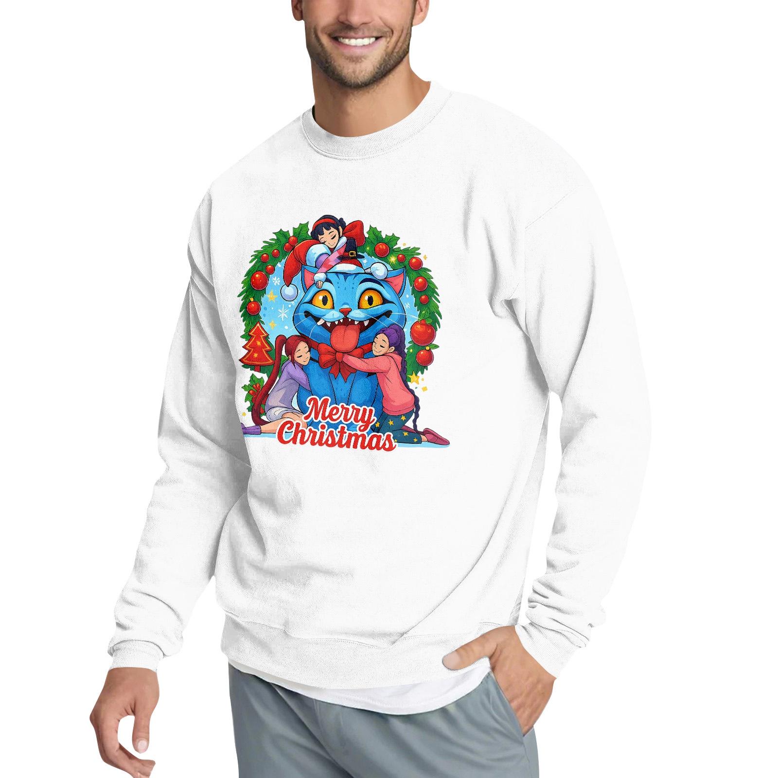 

Мужской повседневный свитшот с забавным принтом на тему кино XXL белый