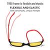Y005 Ultra-Light TR90 Screwless Anti-Blue Light Night Vision Glasses for Men and Women - Perfect for Phone, Computer, and Gaming Protection.