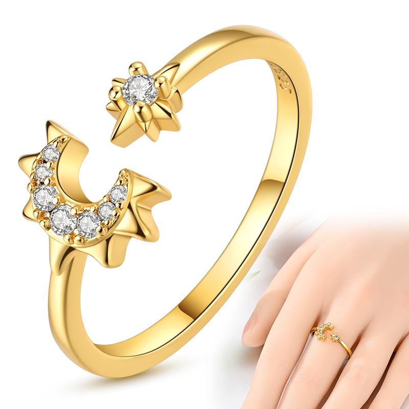 925 Silver Women Open Rings Tree of Life Clover Cat Claw Open Ring For Party Jewelry Anniversary Birthday Gift
