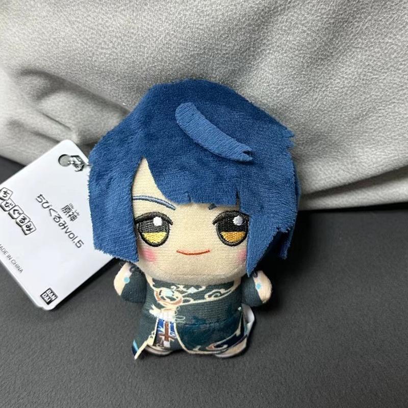 Genshin Impact Chibi Tartaglia Plush Pendant Keychain Ornament
