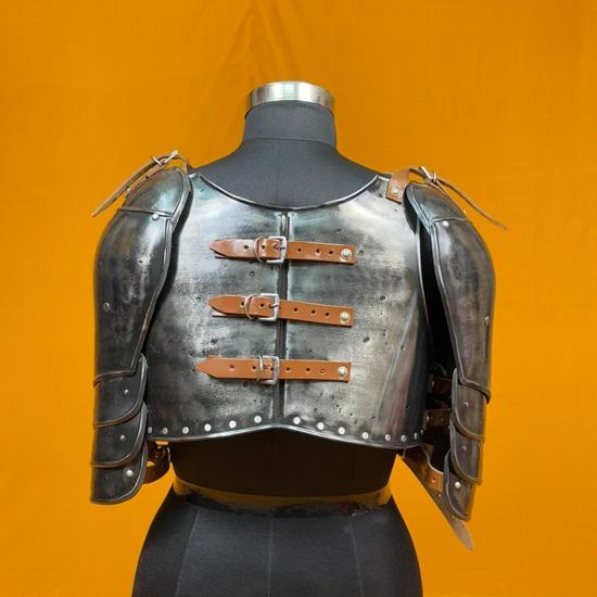 Armor Set Zireael Cuirass, Pauldrons Shoulder Guard Epic LARP Cosplay Costume for Fantasy Warriors