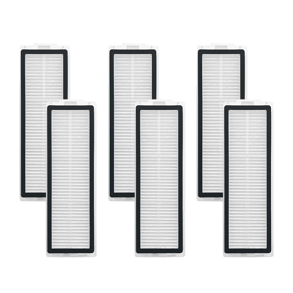 6-Pack Filters Replacement for Xiaomi For Mijia 5 Pro OV21CN Robot Vacuum Cleaner Vacuum Cleaner Filter Accessories