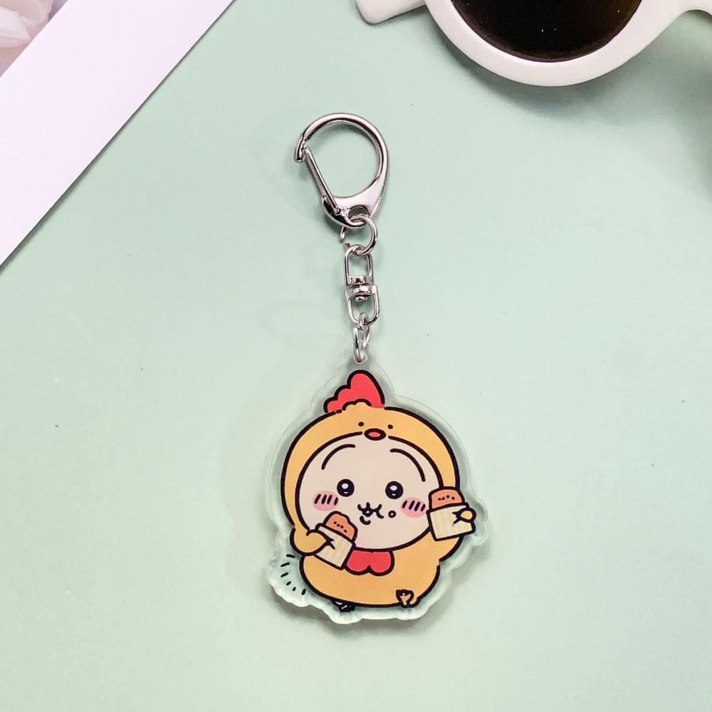 Personaggi Anime Chiikawa Carini Adorabili Portachiavi in Acrilico Accessori Ciondoli per Borsa Ciondolo Carino per Zaino Portachiavi Regali per Amici