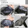 [BLUE SINCERE] Men's Water-Repellent, Lightweight Shoulder Bag with 7 Pockets, Flapless Design, Crossbody/One-Shoulder Bag, Anti-Magnetic, RFID, and A