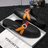 Fashionable Men Slippers European American Casual One-step Comfortable Business Brand Shoes British Gentleman Slippers Men