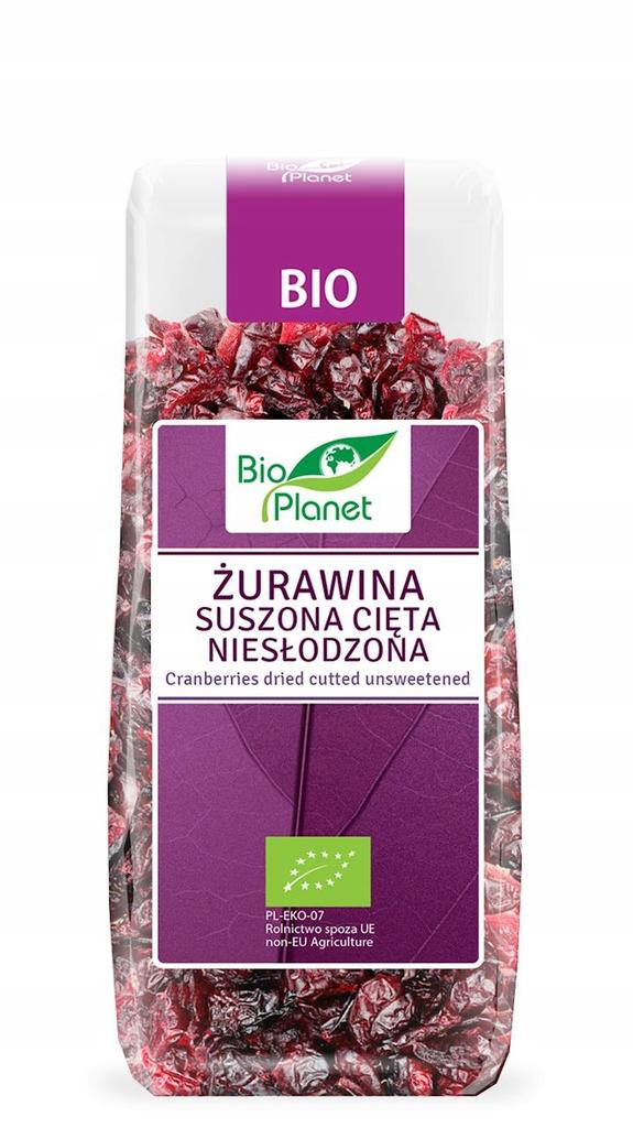 Dried cut cranberries unsweetened Bio planet 100 g Bio planet 100 g
