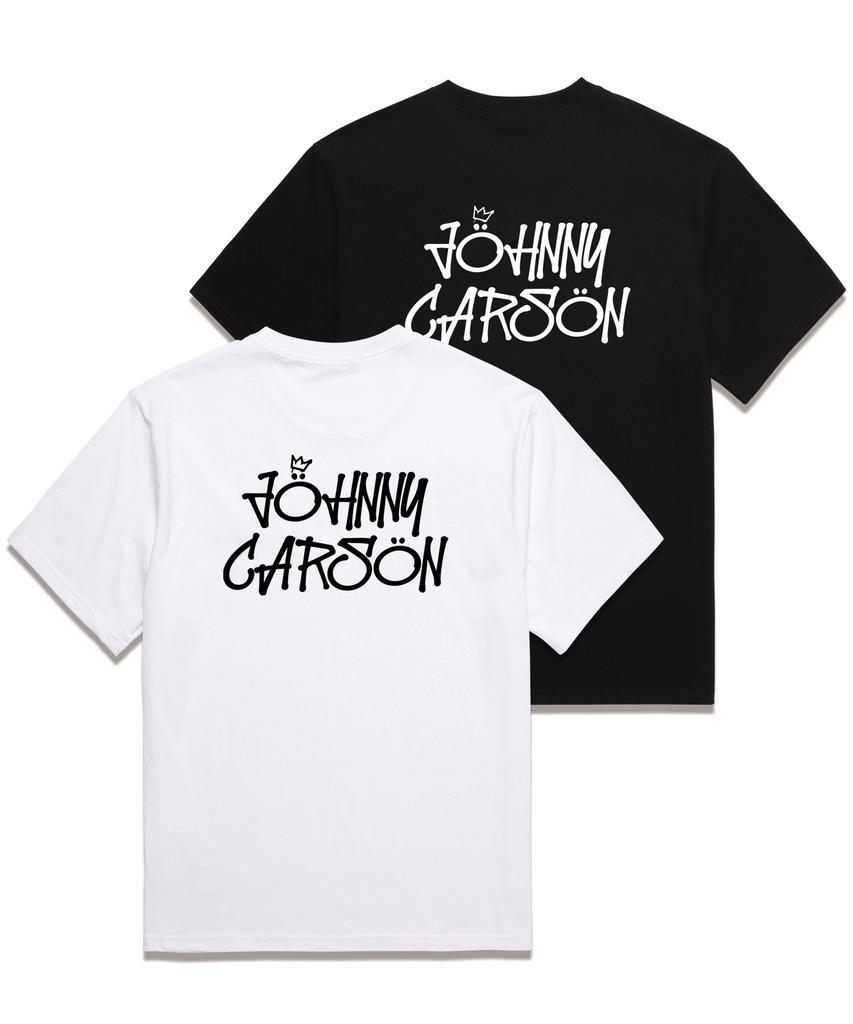 JOHNNY CARSON Urban Crown Short Sleeve T-Shirt (Jcss103) White