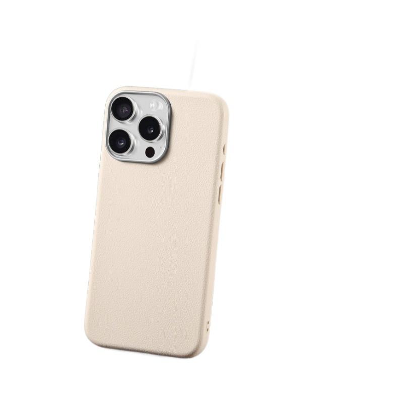 Applicable To Apple 16 Leather Pattern Mobile Phone Case Full-inclusive Anti-fall Paintable IPhone 15tpu Skin Soft Shell Material