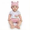 12-inch Pink Striped Frog Hat for Reborn Silicone Doll - Child's Christmas Gift