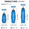 TRIWONDER Soft Flask Running Hiking Water Foldable Water Bottle with Dustproof Trail Soft Water Bottles Pack of Bottle, Bottle, Hydration, Cap,