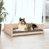 Hundebett 95,5 x 65,5 x 28 cm Massivholz Kiefer