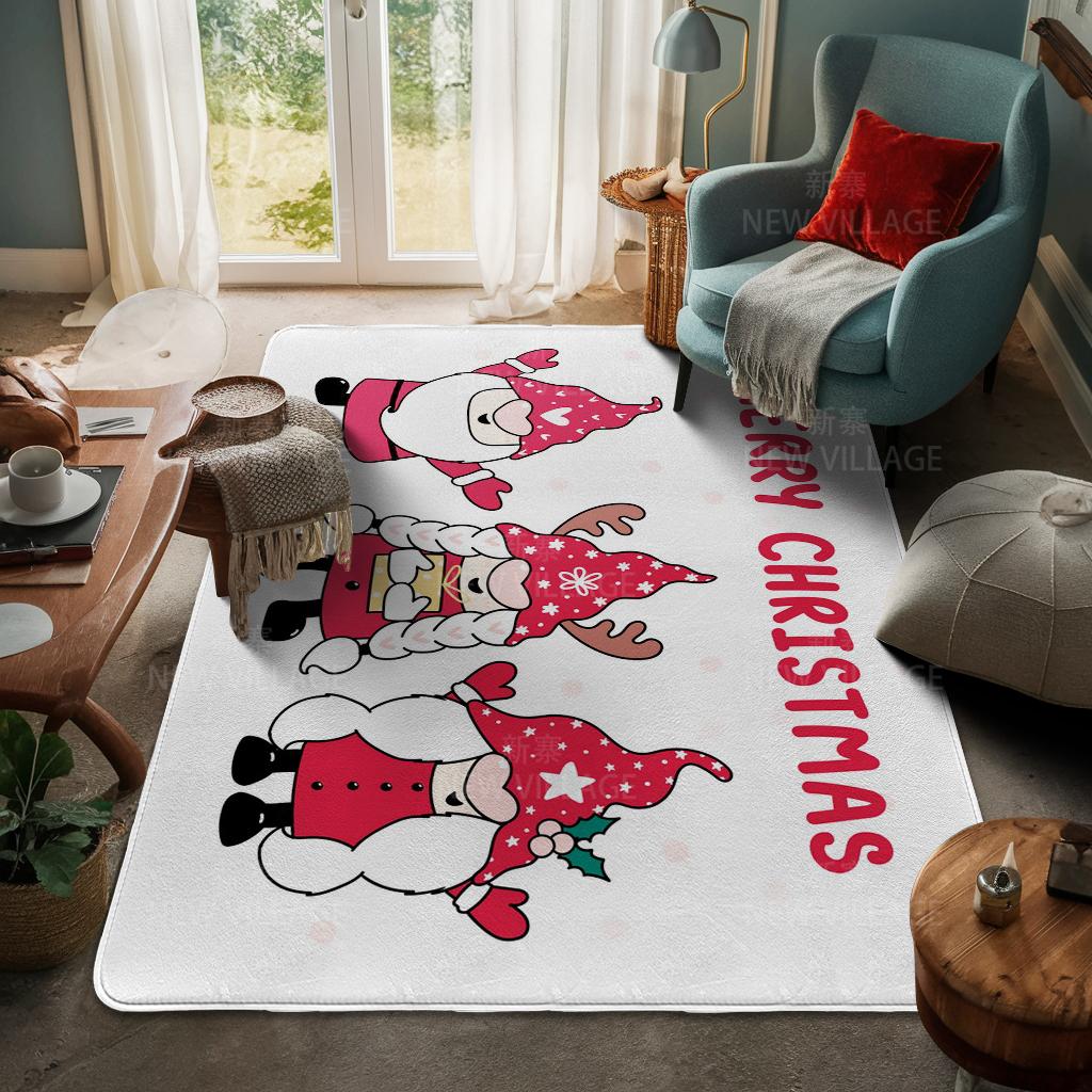 Koberec ke vchodu do domu Rohožka ke dveřím do domu Obývací pokoj Vana Koupelna Protiskluzové koberce s absorpcí vody vana Veselé Vánoce zima