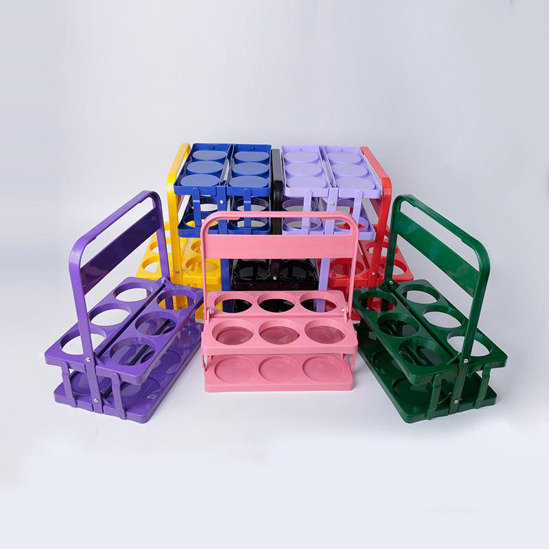 Lightweight Folding Plastic Beer Caddy with Trademark Logo