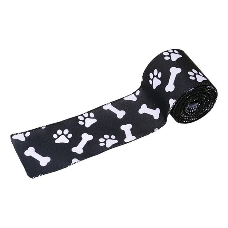 Decorative Dog Paw Ribbon Wrapping Rope Perfect for Crafts 4.55m/Roll Ribbon