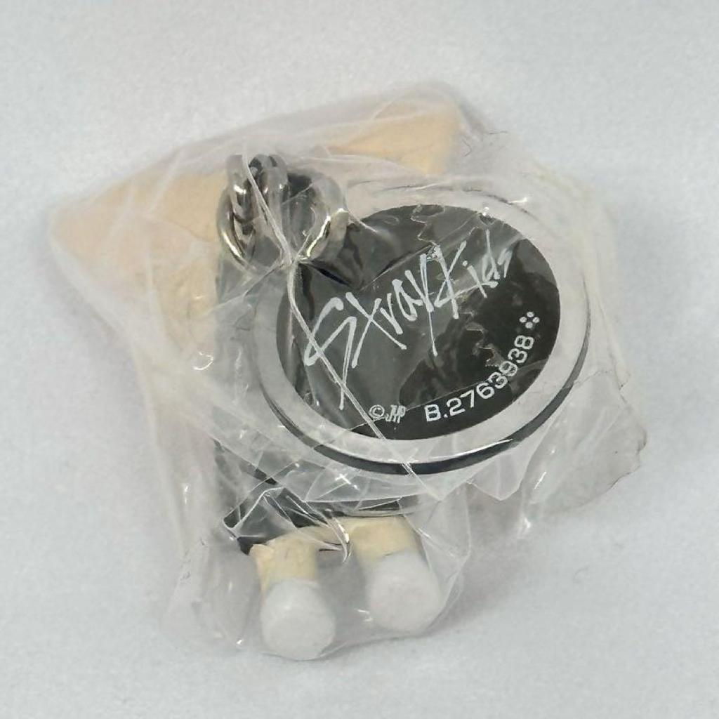 [USED] skzoo foxinny pinch and connect mascot + retro glass miniature set