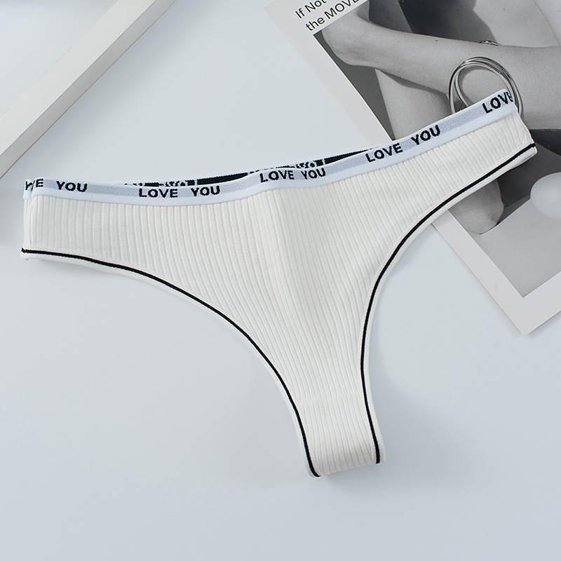 

Женские хлопковые трусы в европейском и американском стиле: Принт с буквами, Сексуальное спортивное нижнее белье для йоги и фитнеса. Small
