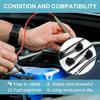 Waterproof Push Button Switch 12V ON/Off SPST Switch with 4.5''Lines KP-107 for Motorcycle Car Boat Bathroom Fan (2 Pack)