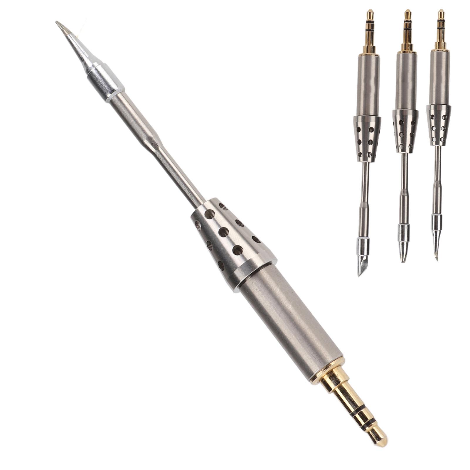 

Soldering Head 300℃-360℃ Solder Iron Tip Internal Heating Aluminum Alloy for TS80 Model for Electric Welding for Industry TS-D25