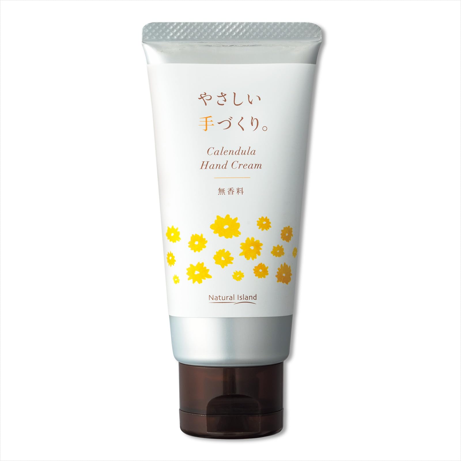 

Natural Island Moisturizing and Hand Cream with Calendula Handmade, 45g, Gentle, Fragrance-Free