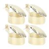 4Pcs Candle Snuffer Candle Extinguisher Metal Shell Pattern Automatic Candle Stopper for Candle Extinguishing
