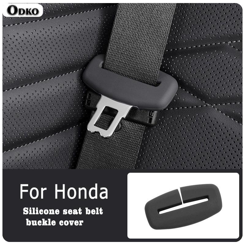 For Honda Accord Interior Accessries 2/4 Piece Car Seat Belt Silicone Protective Cover Trim