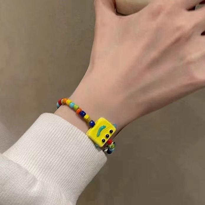Ceramic Elegant Handcrafted Beaded Bracelet Fashionable And Unique Accessory