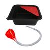 Car Oil Drain Pan Waste Oil Collection Tray Easy to Clean 9L Versatile Filter Screen with Funnel Container for Repairing