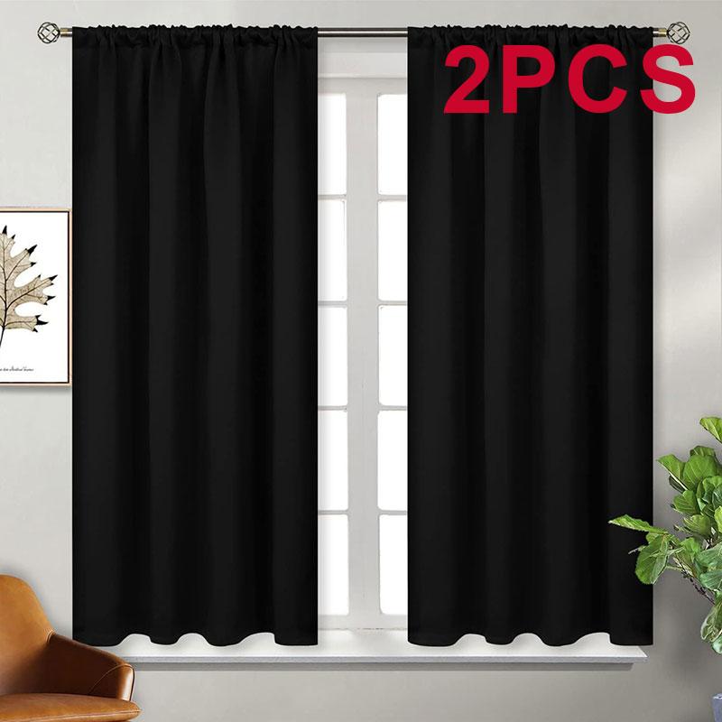 1/2 Panles Moder Curtains For Livingroom High Shaing Curtain90% For Blackout Bedroom Curtain Thick Blinds Drapes Door