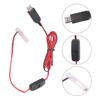 1m/2m Length USB 5V To 4.5V Battery Eliminators Including Switches Function for Electronic Appliances LED Light
