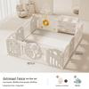 Baby Playpen and Crawling Mat: Indoor Infant Safety Fence for Living Room Floor.