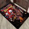 Killer Clown Horror Carpet Rug for Living Room Bedroom Home Sofa Decoration,Kids play Non-slip Floor Mat