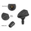 ACROPIX Windshield Washer Nozzle, Windshield Sprayer Nozzle, Compatible with Volvo C30, 2008-2013, Number 30655605, Black, 1 Pack