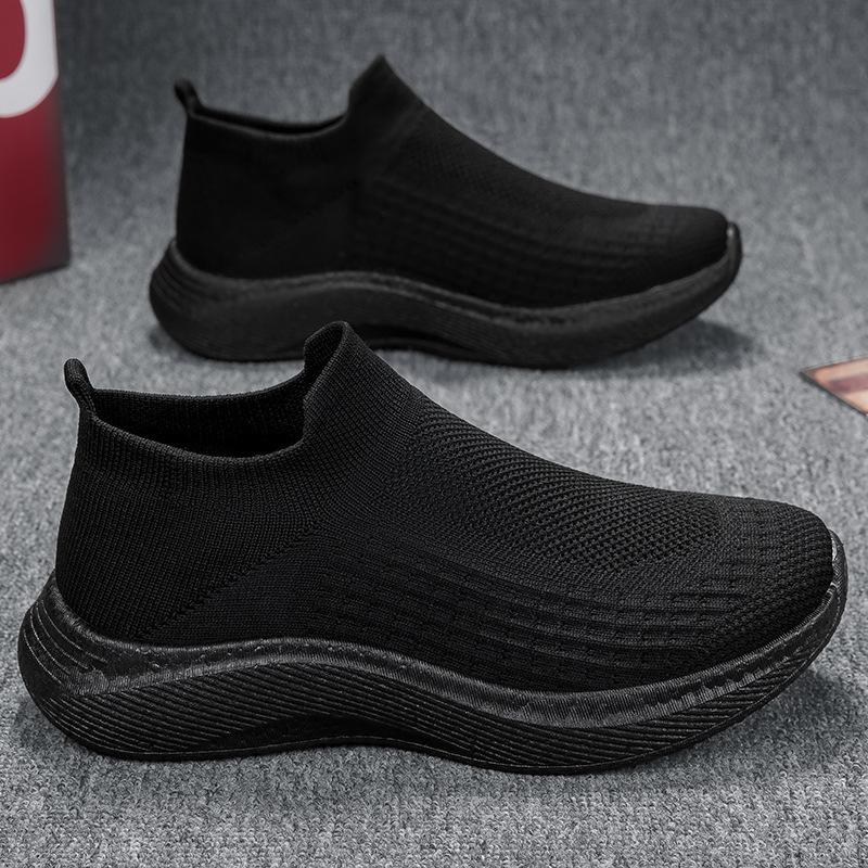 Breathable Knitted Casual Sneakers Men Women Lightweight Sports Shoes Slip-on Socks Shoes for Running