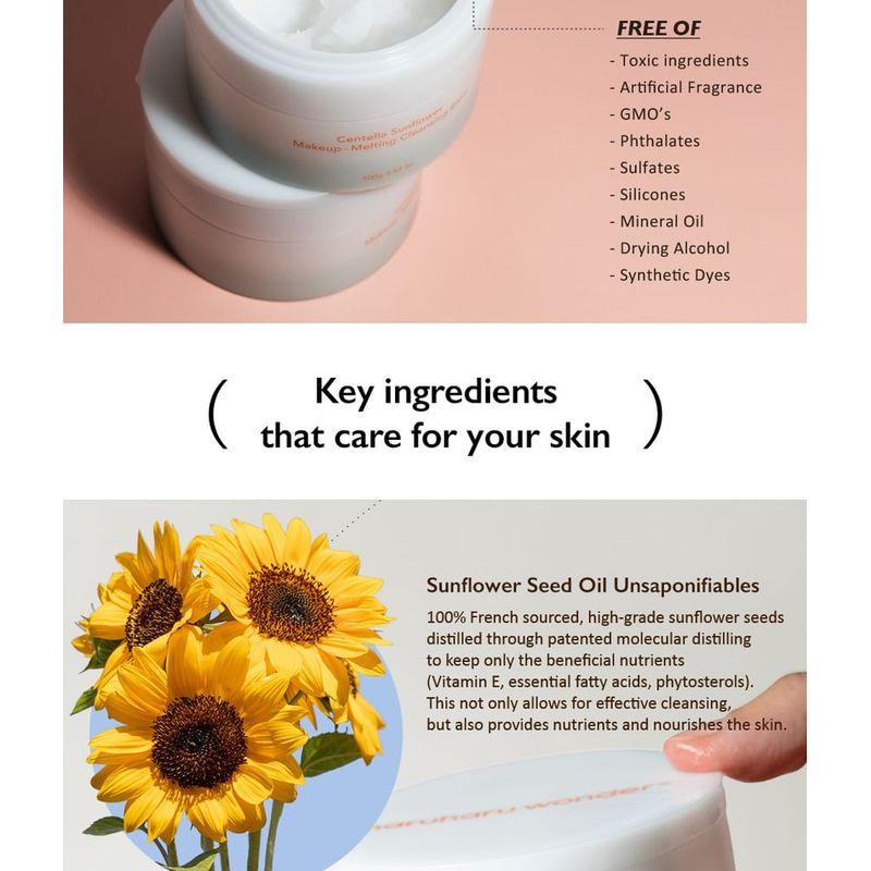 haruharu wonder - Centella Sunflower Makeup-Melting Cleansing Balm