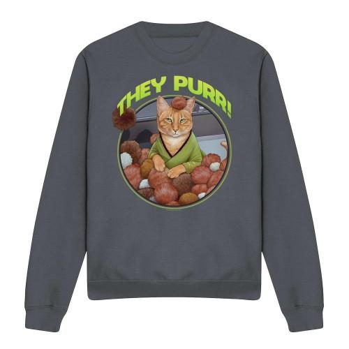 Star Trek Unisex Adult The Purr Sweatshirt