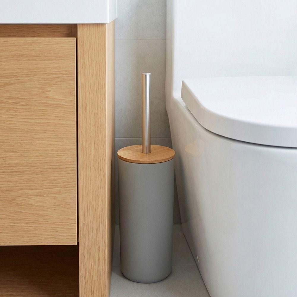 Stehende Basis Toilettenbürsten-Set Anti-Tropf Toilettenrand-Reinigerbürste Toilettenreinigung