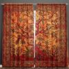 2pcs Boho Hippie Window Curtains - Life Tree Room Decor for Bedroom, Living Room, Dorm Room - Soft and Stylish Home Decor