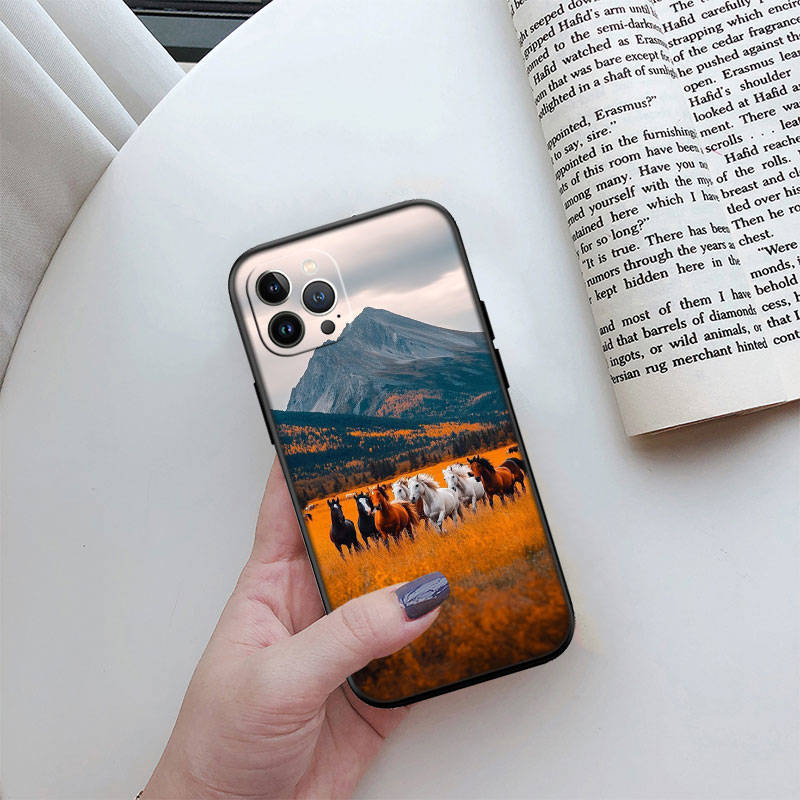 

JO23 Тонкий чохол для телефону з конем для Motorola G54 POWER Edition G55 G64 G75 G84 X30 X40 X50 S30 S50 Pro Ultra E15 E14 G71 G22 G41 G51 G50 G30 Moto X40 Pro 5G арлекін